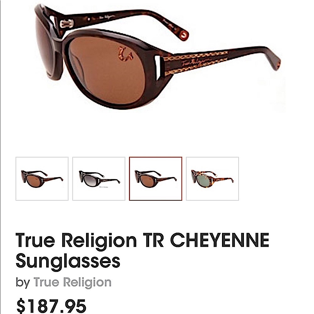 🎉SALE🎉🤎TRUE RELIGION: “Cheyenne” Sunglasses $188